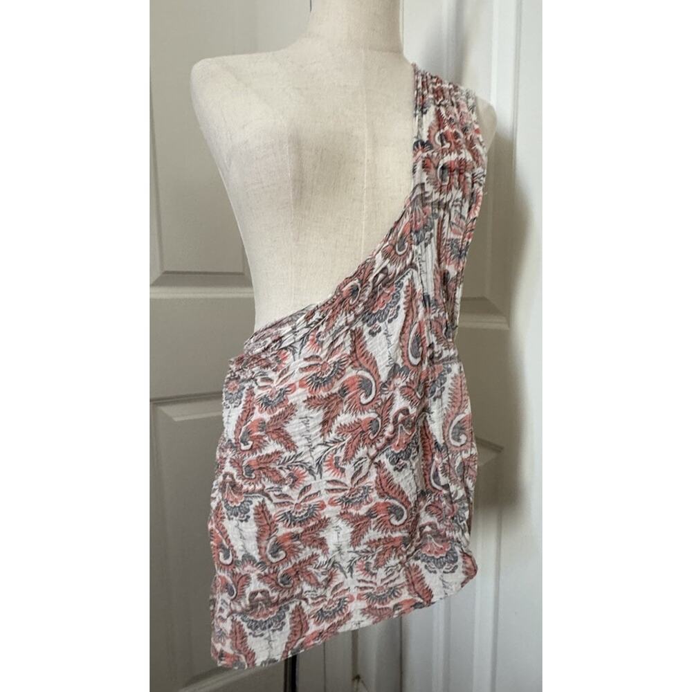 Free People Printed Sheer Gauzy Crossbody Sling Bag Boho Shoulder Purse